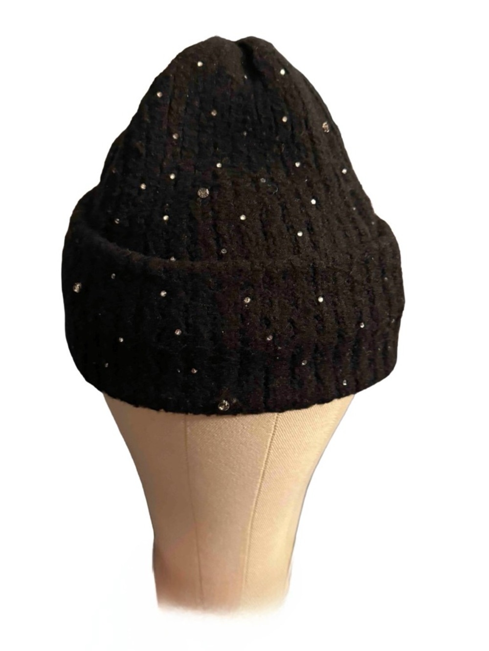 ZARA Women’s Rhinestone|Beaded Beanie